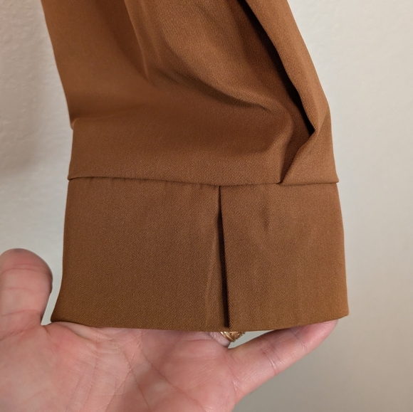 Shein Colorblock Button-Up Crop Top - Picture 6 of 6